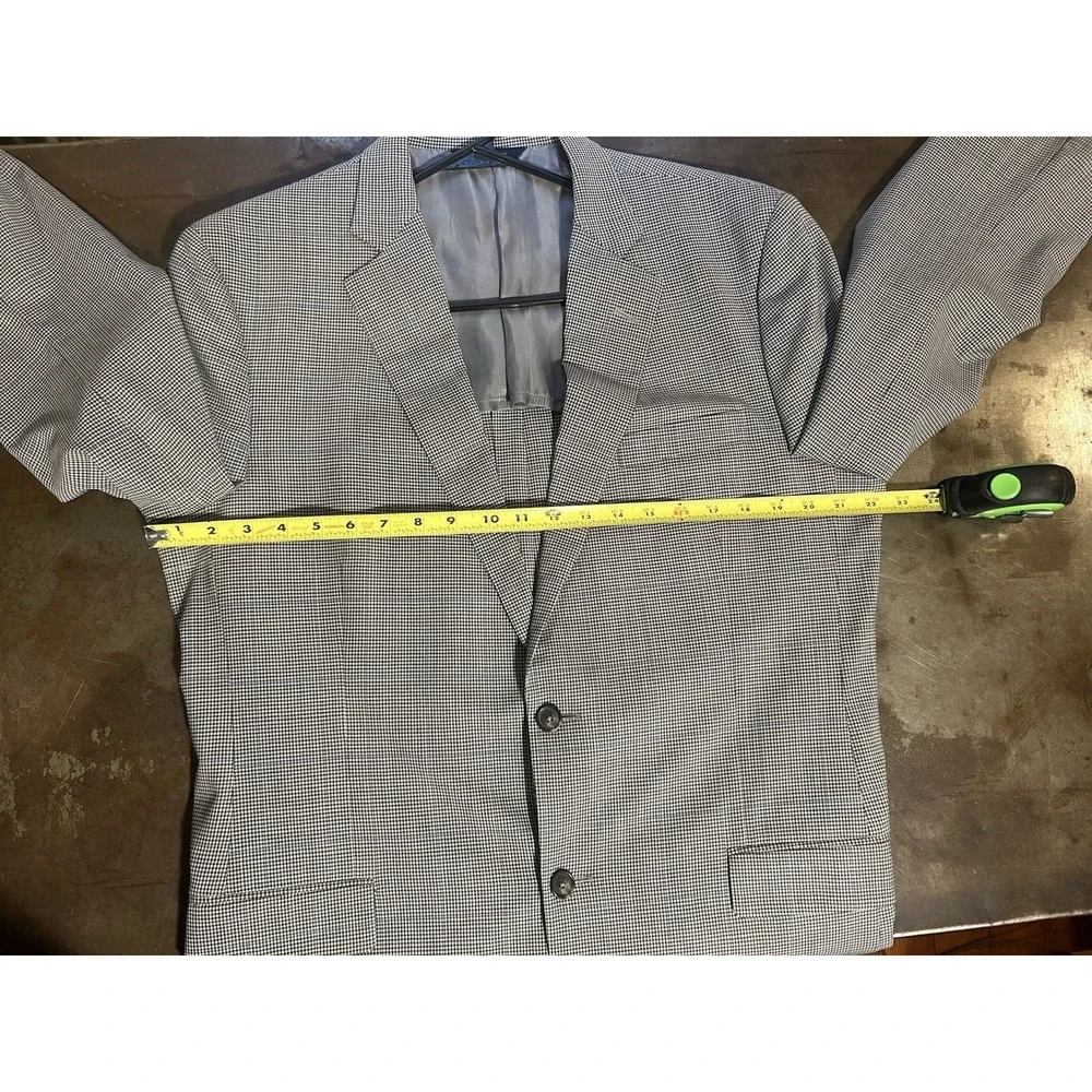 Brooks Brothers Madison Blazer Mens 42L BrooksCool Reda Glen Check Windowpane